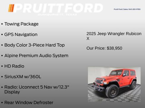 Used 2025 Jeep Wrangler Rubicon AWD/4WD image 35