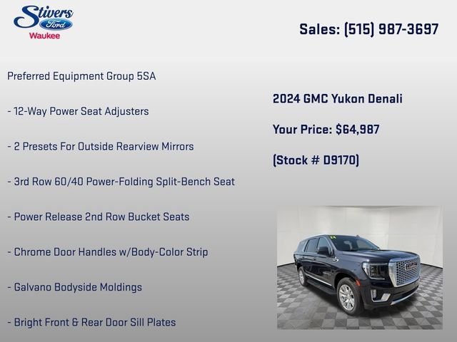 Used 2024 GMC Yukon Denali w/ Max Trailering Package AWD/4WD image 8