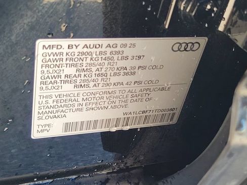 Certified 2026 Audi Q7 2.0T Premium Plus w/ Premium Plus Package AWD/4WD image 31