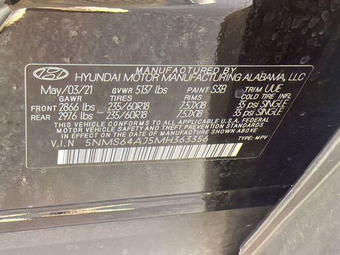 Used 2021 Hyundai Santa Fe SEL w/ Convenience Package FWD image 21