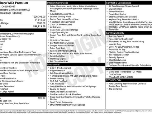 Used 2020 Subaru WRX Premium image 3