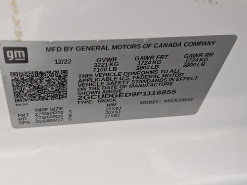 Certified 2023 Chevrolet Silverado 1500 LTZ w/ Technology Package AWD/4WD image 37