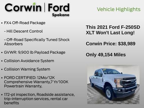Used 2021 Ford F250 XLT w/ XLT Value Package image 13