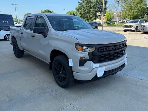 New 2026 Chevrolet Silverado 1500 Custom w/ Turbomax Blackout Package AWD/4WD image 2