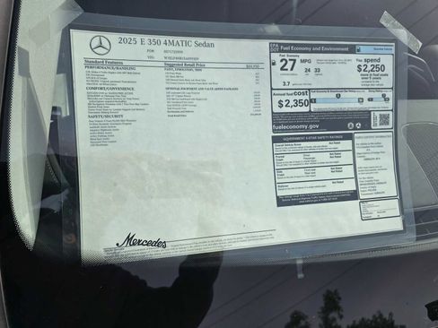 Certified 2025 Mercedes-Benz E 350 4MATIC Sedan image 10