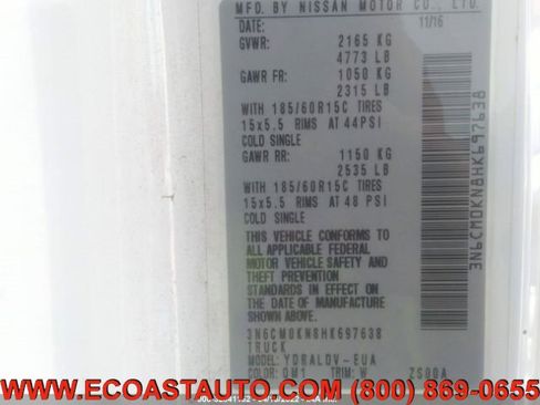 Used 2017 Nissan NV200 S w/ Cruise Control Package image 10