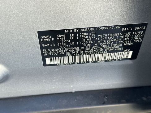 New 2025 Subaru Outback Wilderness w/ Wilderness Package image 34