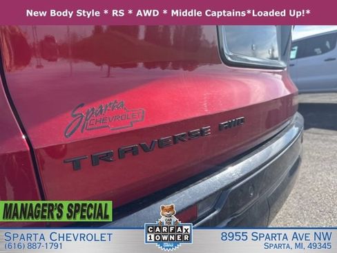 Certified 2024 Chevrolet Traverse RS AWD/4WD image 11