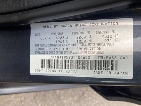 Used 2016 MAZDA MAZDA6 Touring FWD image 34