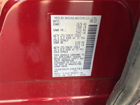 Used 2023 Nissan Pathfinder Platinum image 45