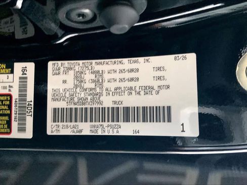 New 2026 Toyota Tundra Platinum AWD/4WD image 21