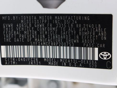 Certified 2024 Toyota Corolla SE FWD image 38