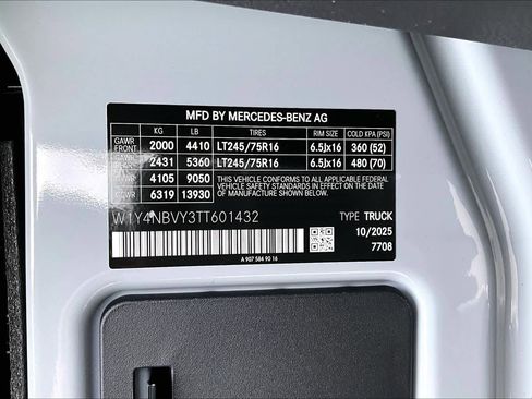 New 2026 Mercedes-Benz Sprinter 2500 image 13