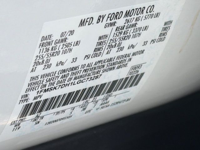 Used 2020 Ford Explorer XLT w/ Equipment Group 202A RWD image 33