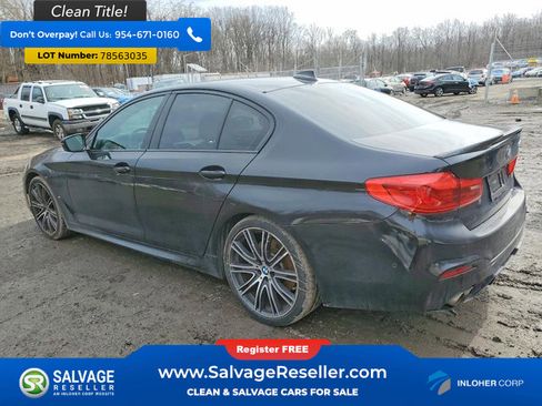 Used 2018 BMW 540i w/ M Sport Package RWD image 3
