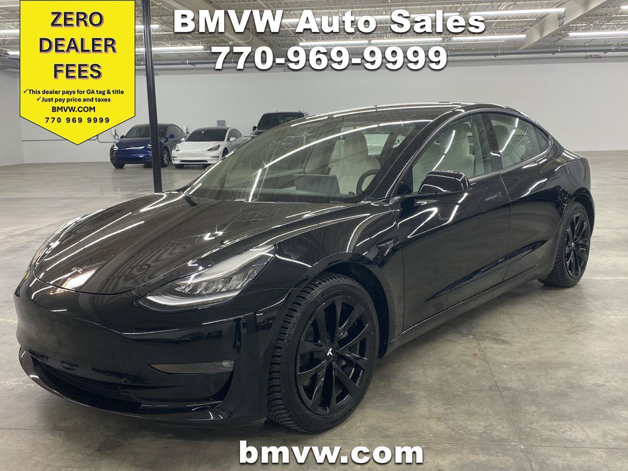 Used 2021 Tesla Model 3 Long Range AWD/4WD image 1