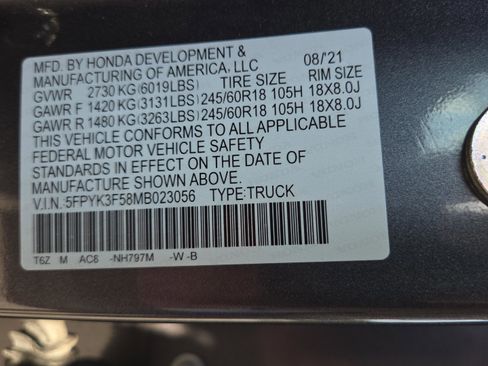 Used 2021 Honda Ridgeline RTL image 26