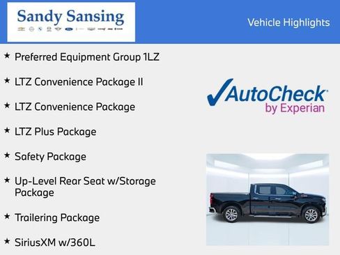Used 2021 Chevrolet Silverado 1500 LTZ w/ Safety Package II AWD/4WD image 8