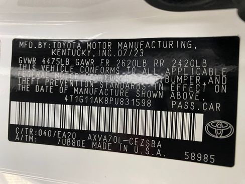 Certified 2023 Toyota Camry SE FWD image 24