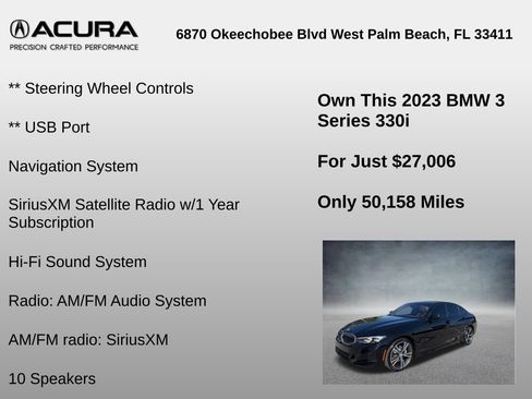 Used 2023 BMW 330i Sedan w/ Premium Package image 30