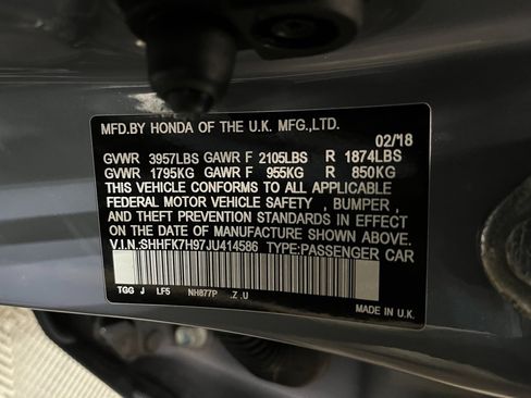 Used 2018 Honda Civic Sport Touring image 24