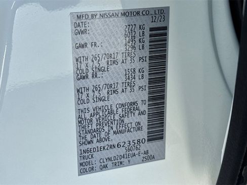 Used 2024 Nissan Frontier PRO-4X w/ Pro Premium Package image 28