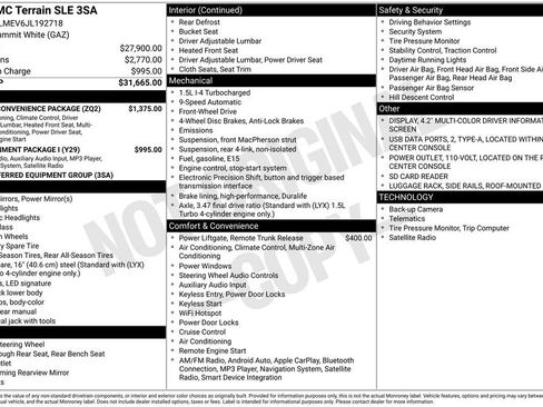 Used 2018 GMC Terrain SLE w/ Driver Convenience Package image 6