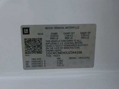 Used 2018 Chevrolet Silverado 1500 W/T w/ Trailering Package image 32