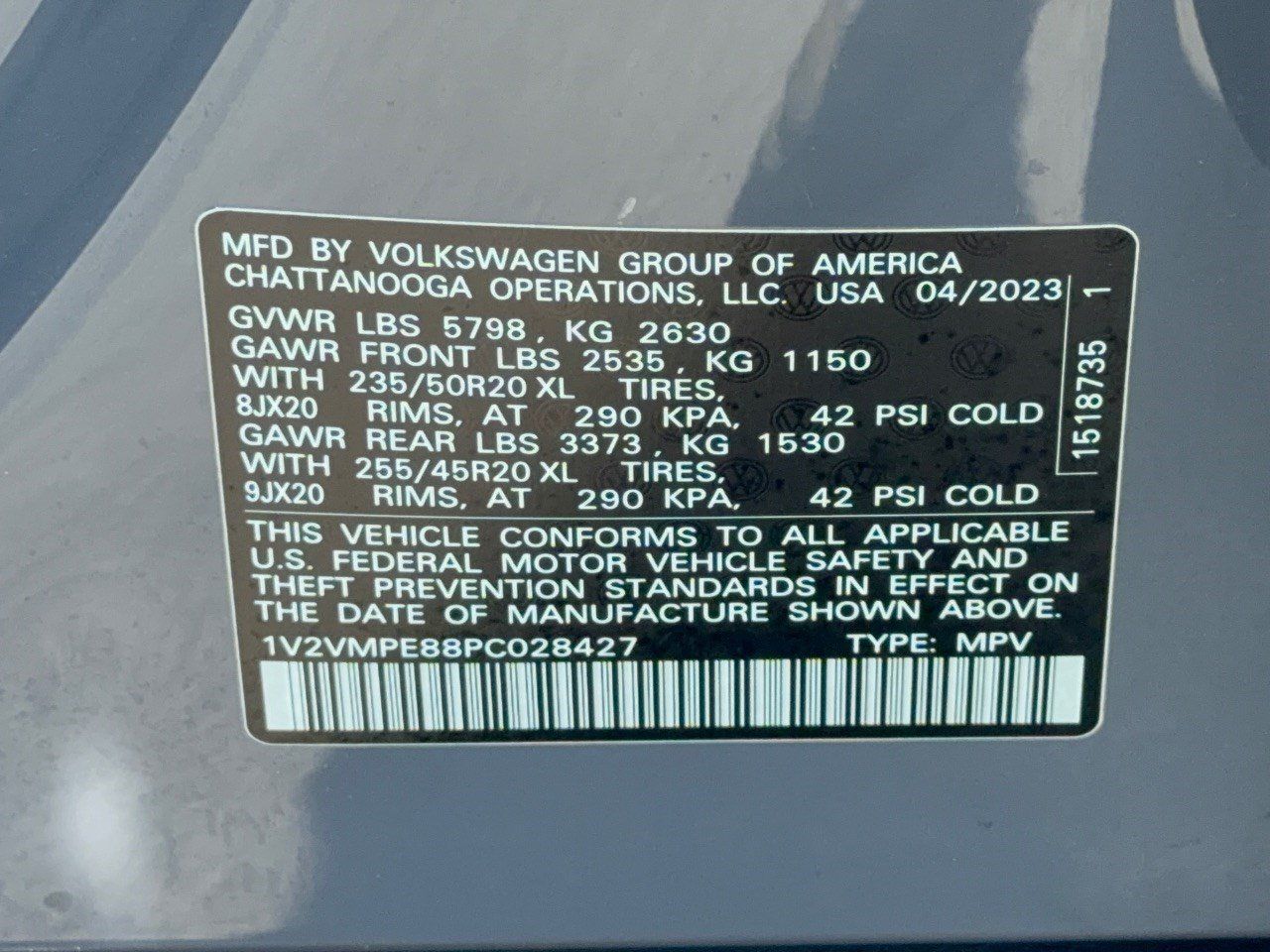 Certified 2023 Volkswagen ID.4 Pro S RWD image 32