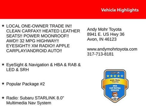 Used 2018 Subaru Outback 2.5i Limited AWD/4WD image 2