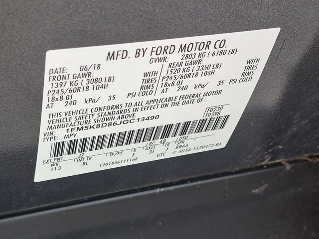 Used 2018 Ford Explorer XLT w/ Equipment Group 202A AWD/4WD image 24