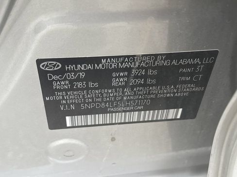 Used 2020 Hyundai Elantra SEL w/ Cargo Package (C1) FWD image 27