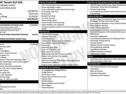 Certified 2023 GMC Terrain SLE w/ Driver Convenience Package FWD image 1