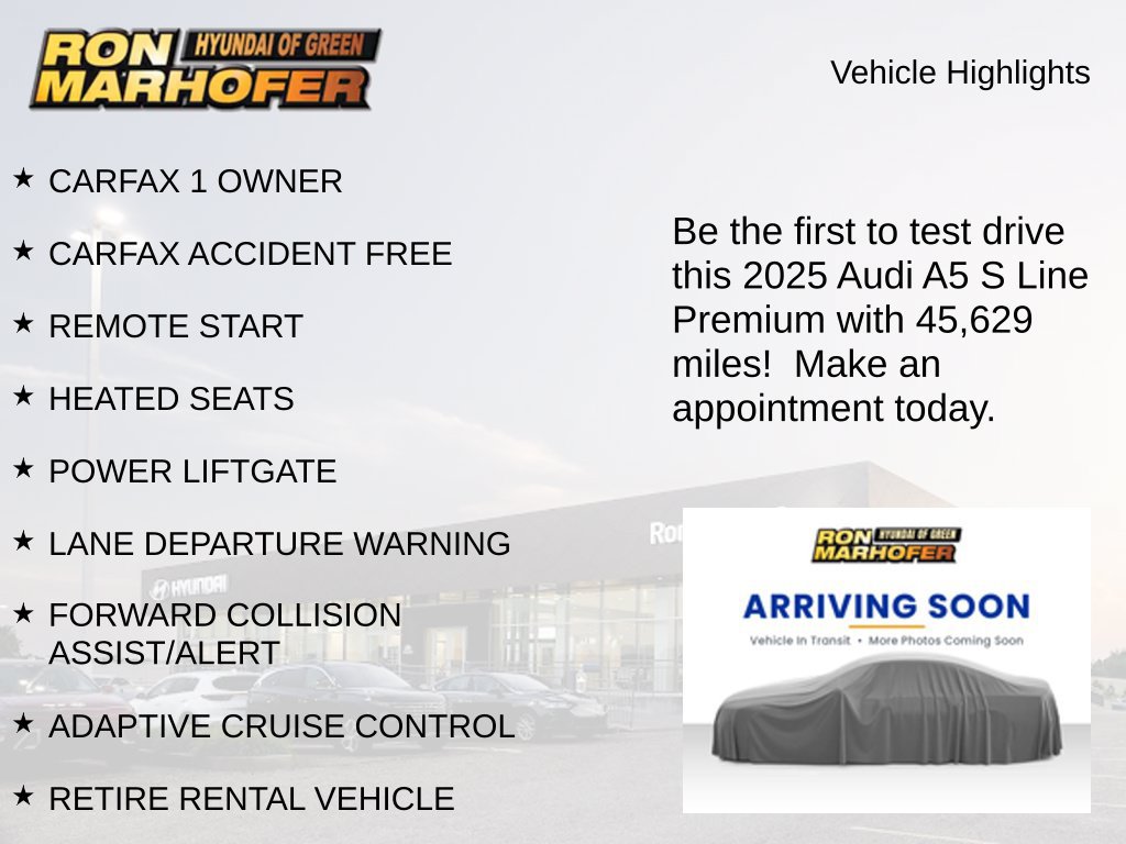 Used 2025 Audi A5 2.0T Premium AWD/4WD image 2
