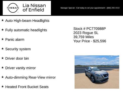 Certified 2023 Nissan Rogue SL AWD/4WD image 25