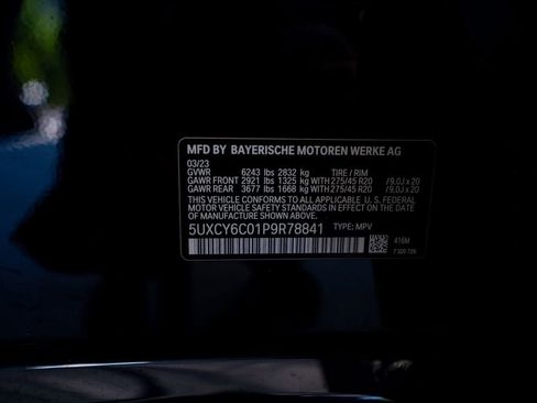 Used 2023 BMW X6 xDrive40i w/ M Sport Package AWD/4WD image 61