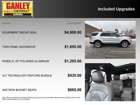 Used 2018 Ford Explorer XLT w/ Equipment Group 202A image 6