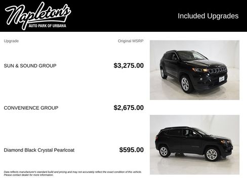 Used 2025 Jeep Compass Latitude w/ Sun & Sound Group AWD/4WD image 27
