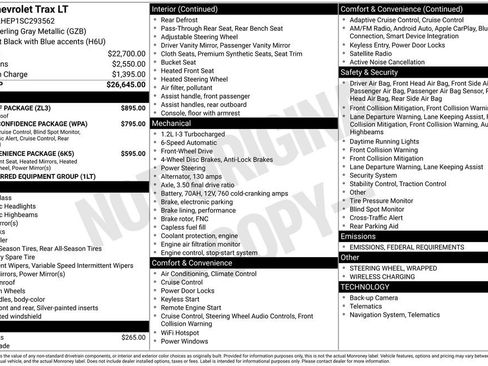 New 2025 Chevrolet Trax LT w/ Sunroof Package image 26