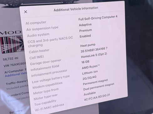Used 2025 Tesla Model X Plaid AWD/4WD image 10