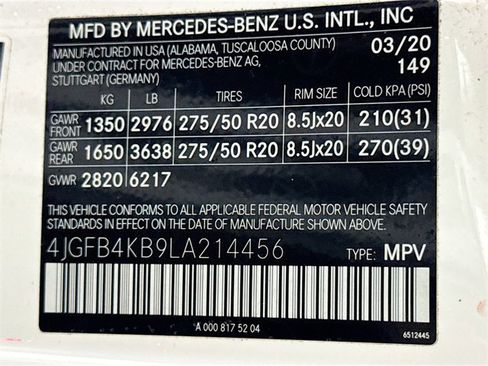 Certified 2020 Mercedes-Benz GLE 350 4MATIC image 34