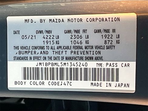 Used 2021 MAZDA MAZDA3 s image 33