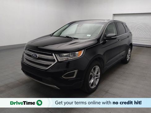 Used 2018 Ford Edge Titanium w/ Ford Safe & Smart Package FWD image 1
