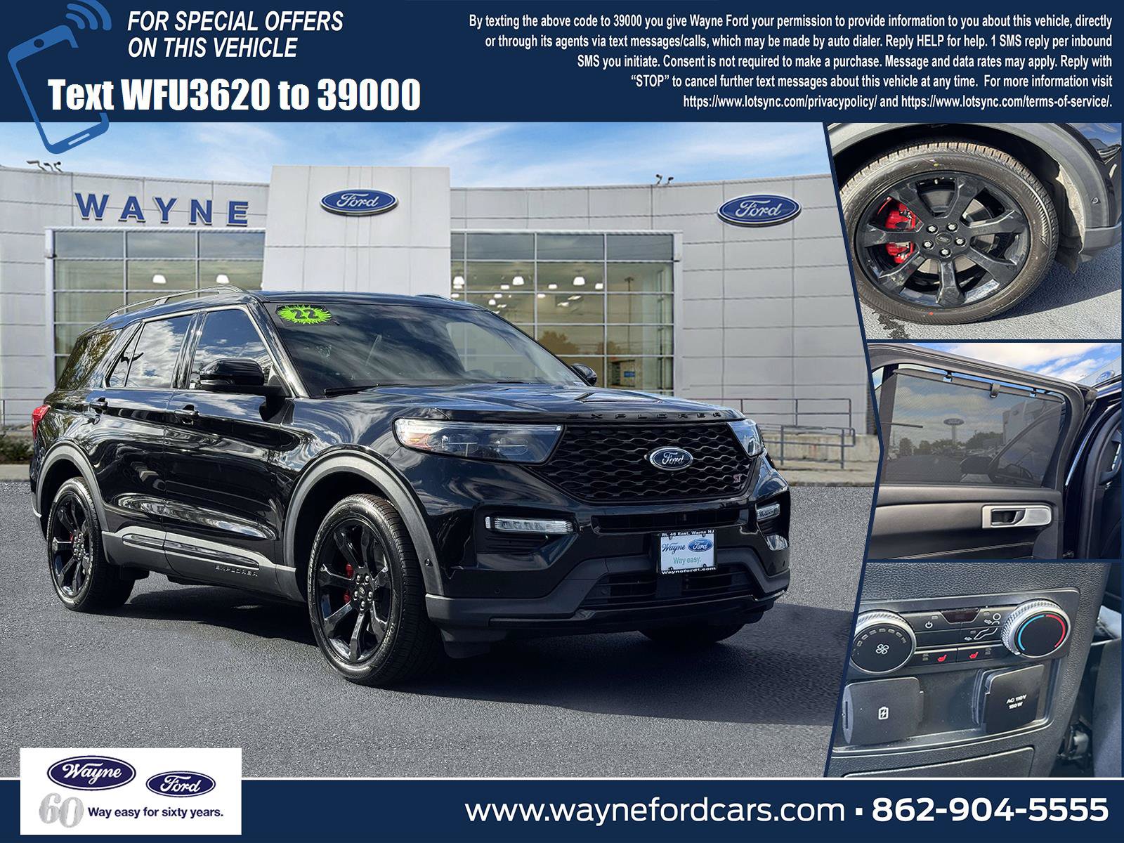 Certified 2022 Ford Explorer ST w/ Equipment Group 401A AWD/4WD image 1