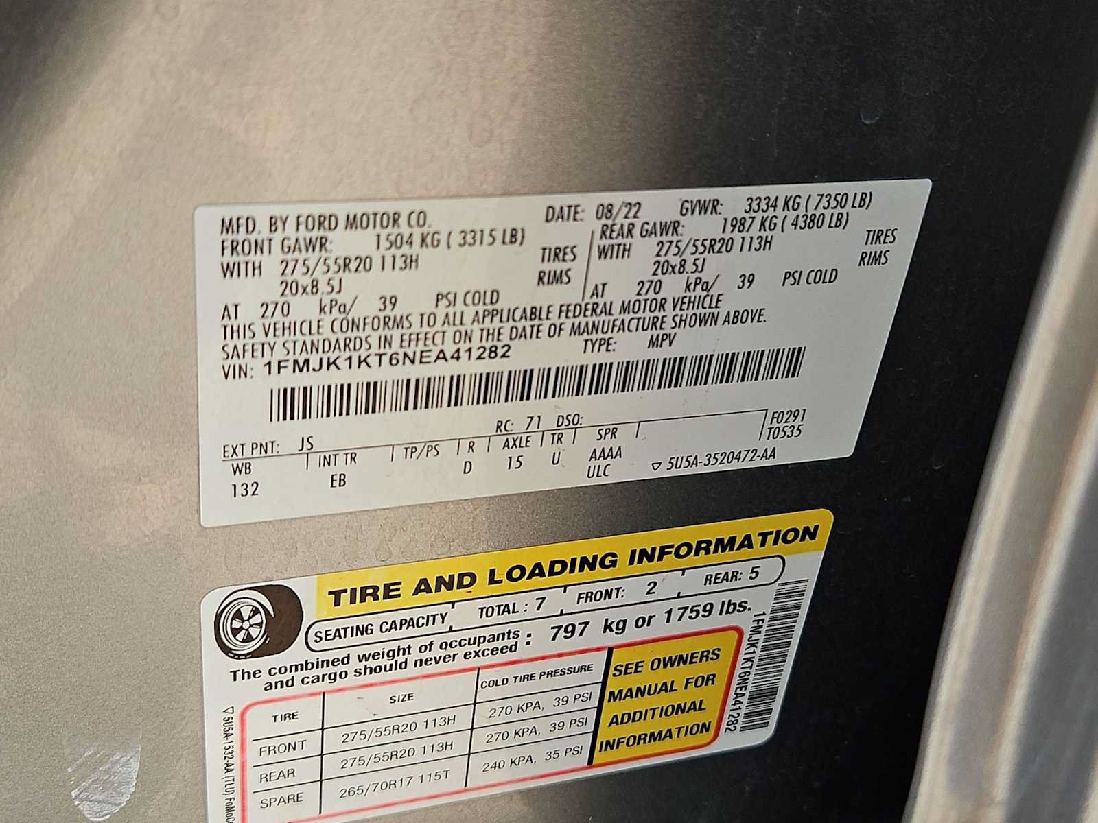 Used 2022 Ford Expedition Max Limited RWD image 36