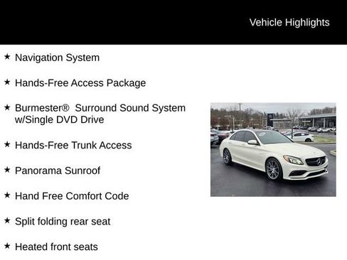 Used 2015 Mercedes-Benz C 63 AMG Sedan image 5