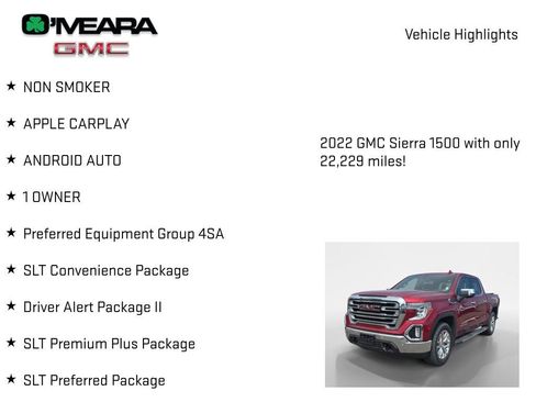 Used 2022 GMC Sierra 1500 SLT w/ SLT Premium Plus Package AWD/4WD image 8