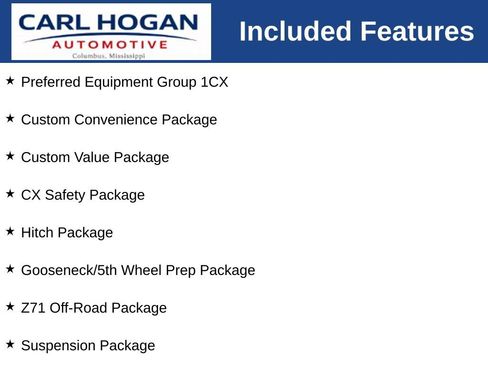 Used 2025 Chevrolet Silverado 2500 Custom w/ Custom Value Package AWD/4WD image 2