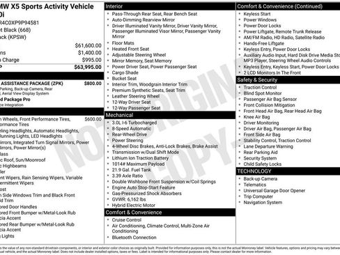 Used 2023 BMW X5 sDrive40i w/ Parking Assistance Package RWD image 6