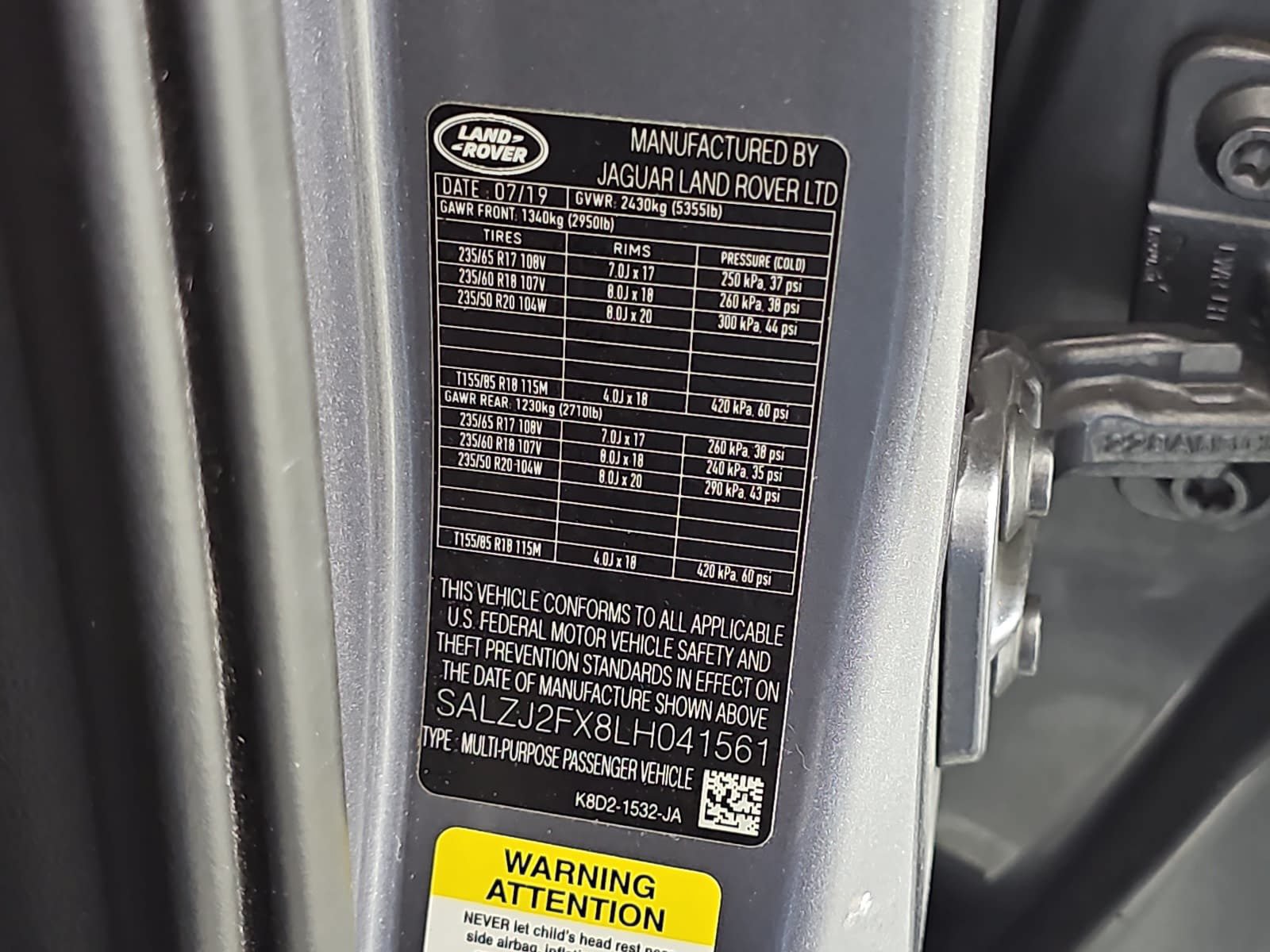 Used 2020 Land Rover Range Rover Evoque S AWD/4WD image 28